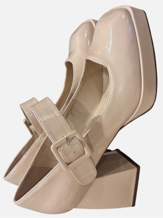 Madden Girl Shoes - NWOB Mary Jane Chunky Platform Heels Patent Leather Square Toe Ankle Strap 9.5M